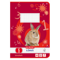 herlitz Schulheft x.book, DIN A5, Lineatur 5 kariert