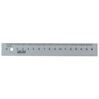 herlitz Flachlineal, 300 mm lang, transparent