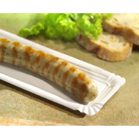 PAPSTAR Wurstpappe "pure" eckig, 80 x 210 mm,...