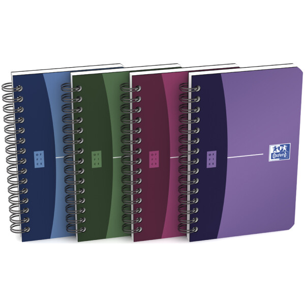 Oxford Office Spiralbuch, 90 x 140 mm, kariert, 90 Blatt, PP