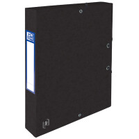 Oxford Sammelbox Top File+, 40 mm, DIN A4, schwarz