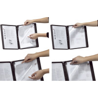 DURABLE Sichttafel SHERPA, DIN A4, Rahmen: schwarz