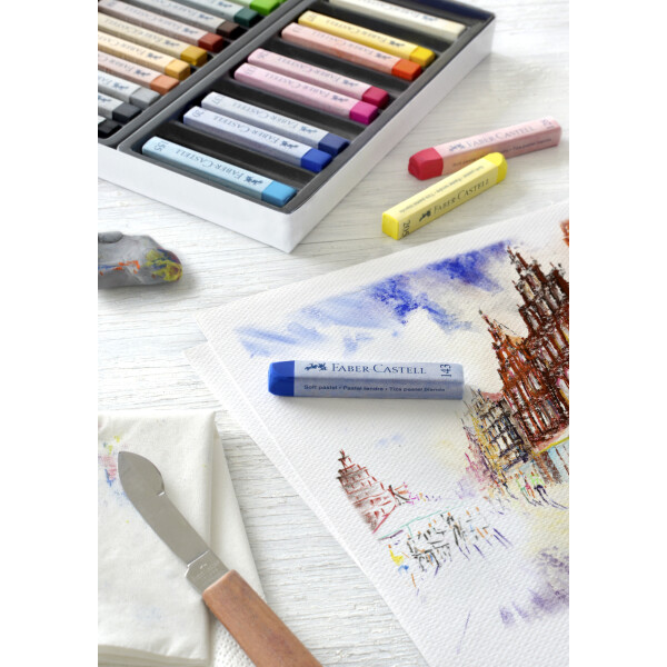 FABER-CASTELL Softpastellkreiden STUDIO QUALITY, 12er Etui