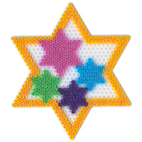 Hama Stiftplatte "großer Stern", weiß