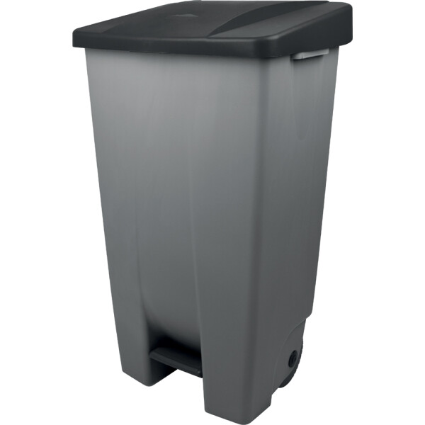 helit Tret-Abfalleimer "the step chief", 120 Liter, blau