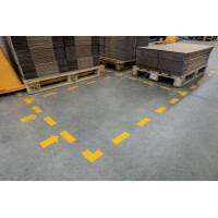 DURABLE Stellplatzmarkierung, Punkt, selbstklebend, gelb
