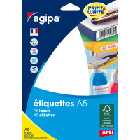 agipa Universal-Etiketten, 24 x 24 mm, weiß