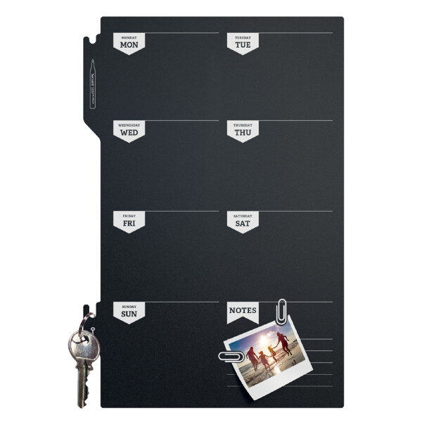Securit Kreidetafel SILHOUETTE "Wochenplaner"