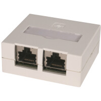 Telegärtner Anschlussdose VAD Kat.6 Ea, 2 x RJ45,...