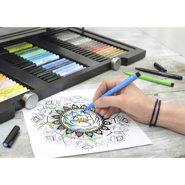 FABER-CASTELL Tuschestift PITT artist pen, chromgelb dunkel