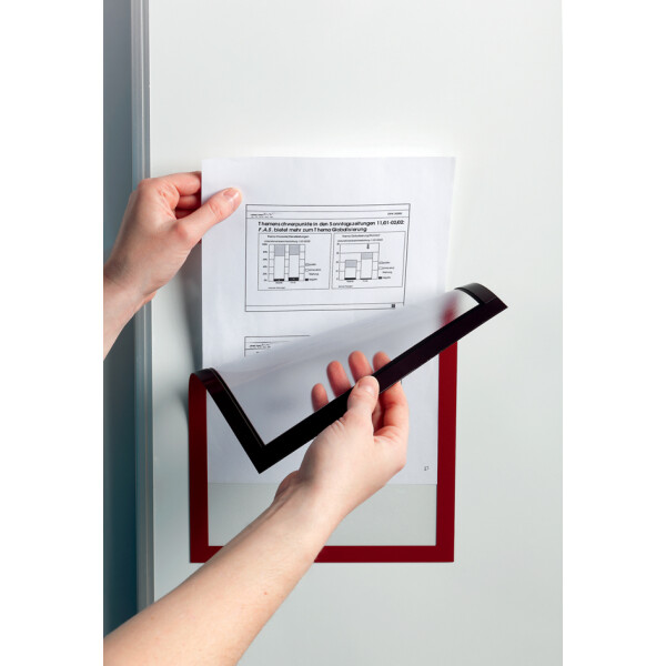 DURABLE Magnet-Rahmen DURAFRAME MAGNETIC, DIN A4, silber