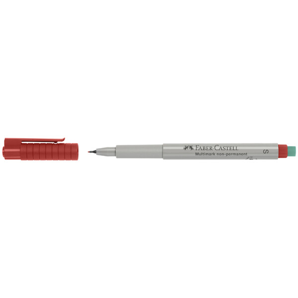 FABER-CASTELL NonPermanent-Marker MULTIMARK S, rot