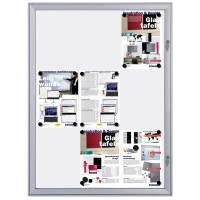 FRANKEN Schaukasten SECURITY für 4x DIN A4, feuerfest