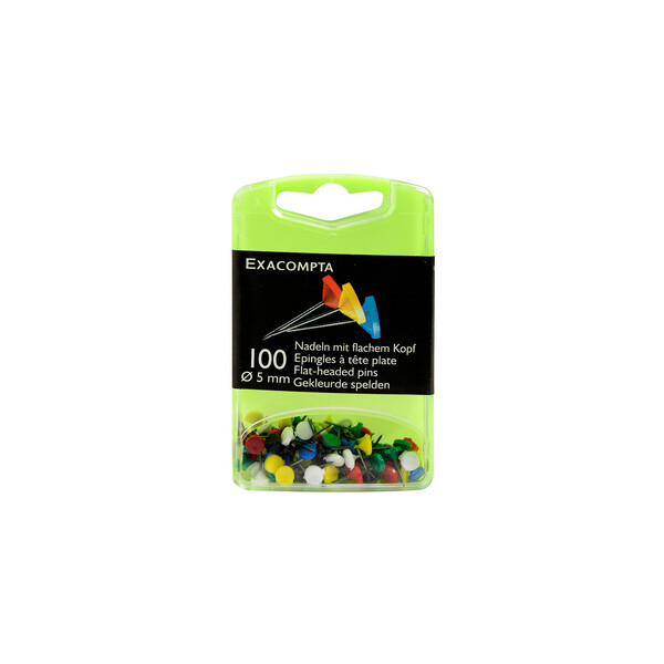 EXACOMPTA Pinnwand-Nadeln, weiß