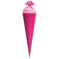 ROTH Bastelschultüte mit Verschluss, 700 mm, rosa