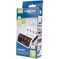 ANSMANN Schnell-Ladegerät Comfort Smart, weiß...