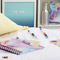 BIC Druckkugelschreiber 4 Colours Decors, 30er Display