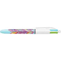 BIC Druckkugelschreiber 4 Colours Decors, 30er Display