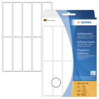 HERMA Vielzweck-Etiketten, 10 x 16 mm, weiß,...
