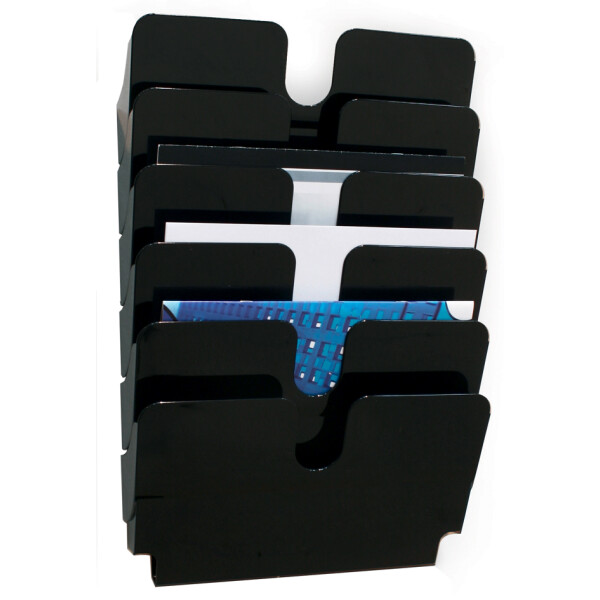 DURABLE Wand-Prospekthalter-Set "FLEXIPLUS 6", A4, 6 Fächer