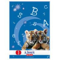 herlitz Arbeitsblock x.book, DIN A4, Lineatur 2