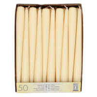 STARPAK Leuchterkerzen, 22 mm, arktikblau, 50er Pack