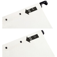 LEITZ ALPHA Active Hängemappe, A4, seitlich offen, schwarz