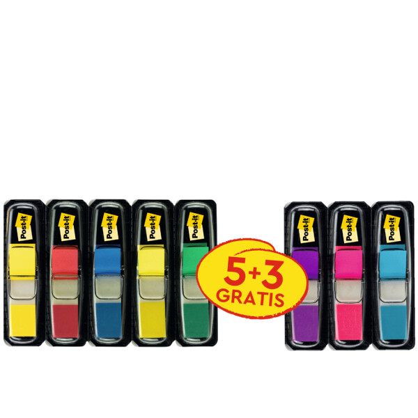 Post-it Haftmarker Index Mini, 11,9 x 43,2 mm, 4+2 Gratis