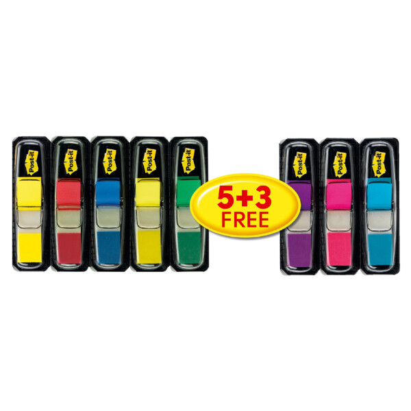 Post-it Haftmarker Index Mini, 11,9 x 43,2 mm, 4+2 Gratis