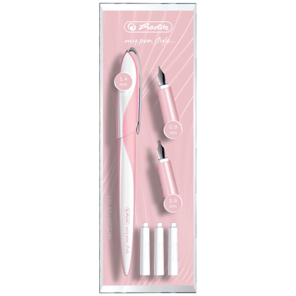 herlitz Kalligraphie-Set my.pen Nicewriter "Style Rose"
