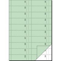sigel Formularbuch "Bonbuch", A4, 1000 Abrisse, blau