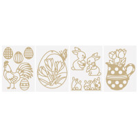 folia Fensterbilder-Bastelset "Frühling",...