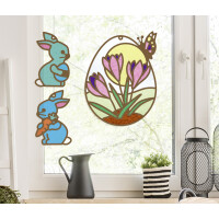 folia Fensterbilder-Bastelset "Frühling",...