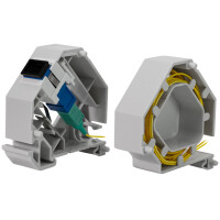 LogiLink Hutschienen-Adapter für LC-Duplex oder SC-Simplex