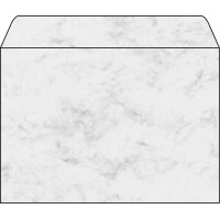 sigel Umschlag, C6, 90 g qm, gummiert, Marmor beige