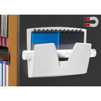 CEP Wandprospekthalter, magnetisch, DIN A4, 1 Fach, grau