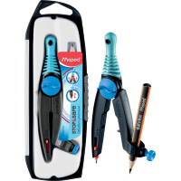 Maped Zirkelkasten Stop & Safe, blau