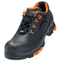 uvex 2 Halbschuh S3 SRC, Gr. 42, schwarz orange
