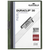 DURABLE Klemmhefter DURACLIP ORIGINAL 30, DIN A4, weiß