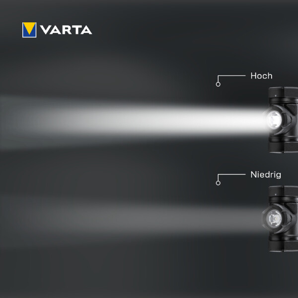 VARTA Kopflampe "Indestructible H20 Pro", inkl. 3 Micro AAA
