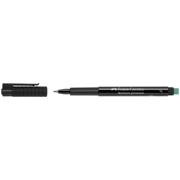 FABER-CASTELL Permanent-Marker MULTIMARK F, rot