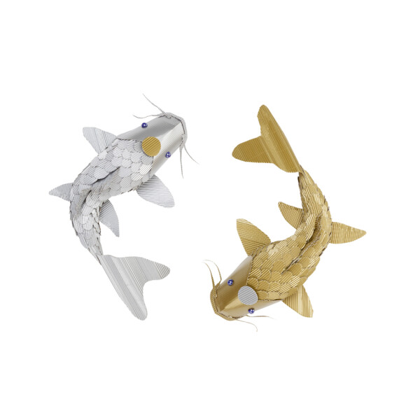 folia Bastelwellkarton, (B)250 x (H)350 mm, gold & silber