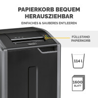 Fellowes Aktenvernichter Powershred 425Ci, Partikel