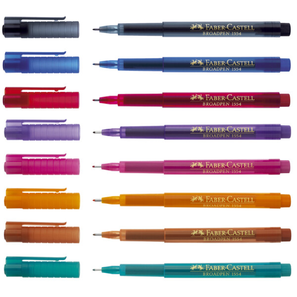 FABER-CASTELL Fineliner BROADPEN, magenta