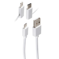 shiverpeaks BASIC-S Daten- & Ladekabel 3in1, 2,0 m