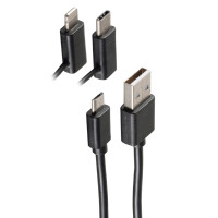 shiverpeaks BASIC-S Daten- & Ladekabel 3in1, 2,0 m