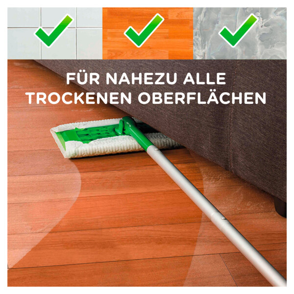 Swiffer Trocken-Bodenwischtücher mit Febrezeduft, 18er Pack