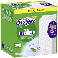 Swiffer Trocken-Bodenwischtücher mit Febrezeduft, 18er Pack
