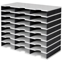 styro Grundeinheit styrodoc trio, 24 Fächer, schwarz...