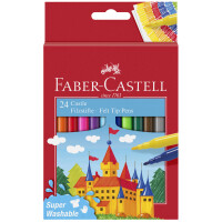 FABER-CASTELL Fasermaler CASTLE, 12er Kartonetui